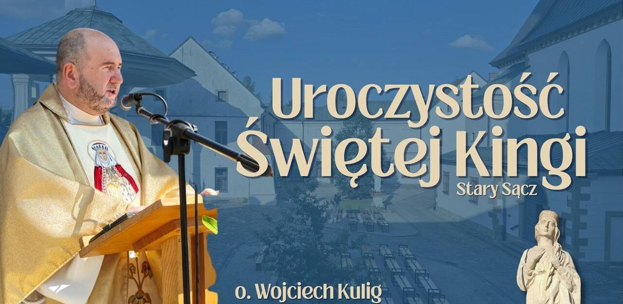 Grafika Uroczystość Świętej Kingi (homilia)